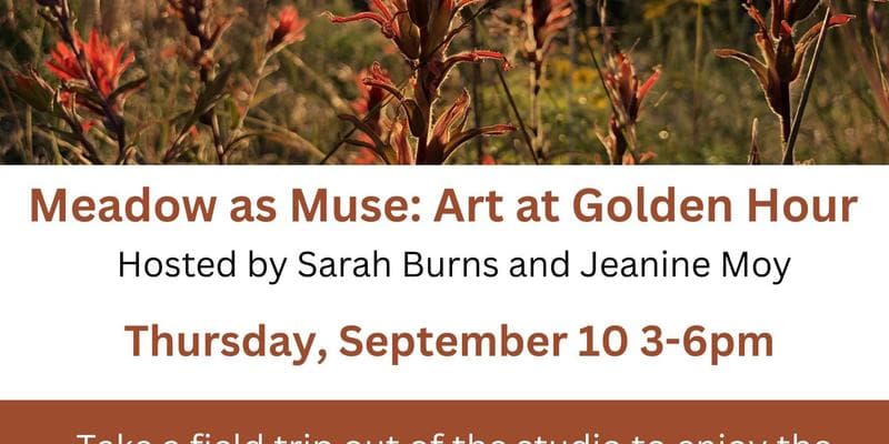 Meadow as Muse: Art at Golden Hour