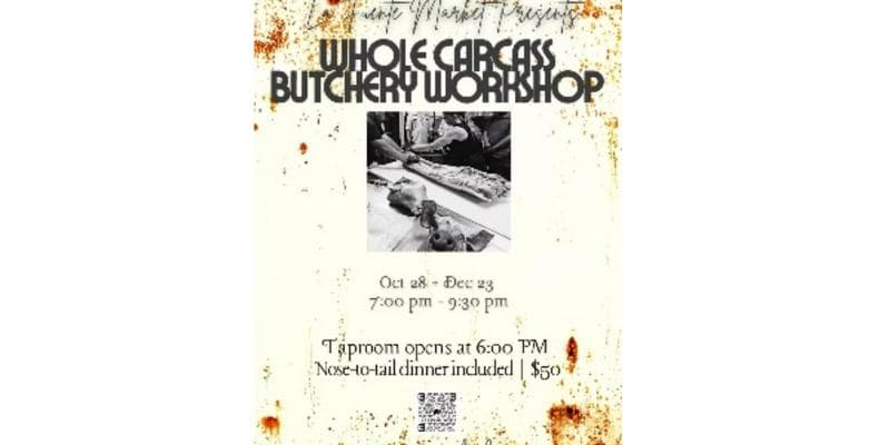 Whole Carcass Butchery Workshop at La Fuente