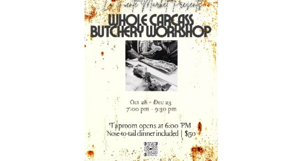 Whole Carcass Butchery Workshop at La Fuente
