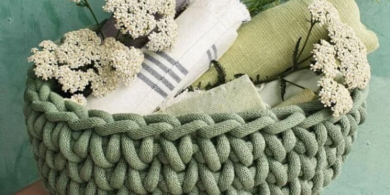 Jumbo Crochet Basket