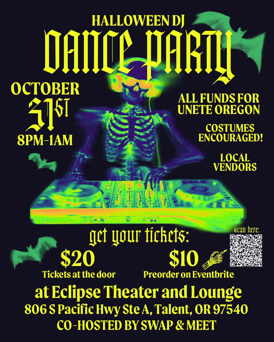 Halloween Dance Party - Fundraiser!