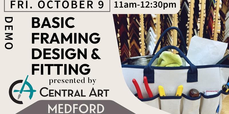 Medford Central Art: Basic Framing Design & FITTING (Demo)