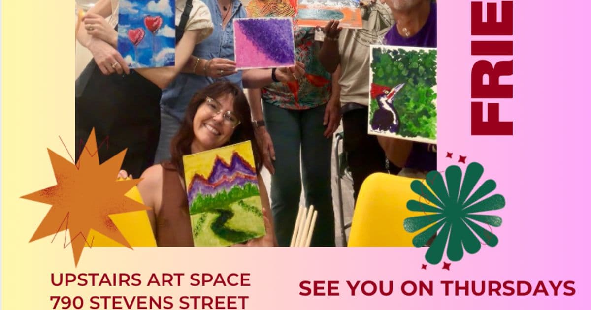 Community Painting at Upstairs Art Space